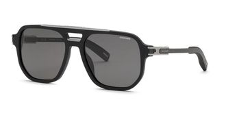 Chopard SCH412 Polarized 703P Mens Sunglasses Black Size 57