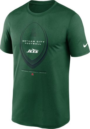 Nike New York Jets Legend Icon Nike Mens Dri-FIT NFL T-Shirt in Green | NKGK3PC72-NDB
