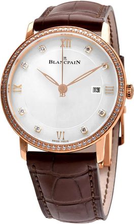 Blancpain Villeret 18kt Rose Gold Automatic Mens Watch 6651-2987-55B