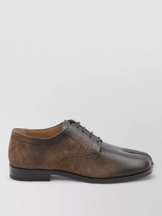 Maison Margiela leather tabi lace-up shoes