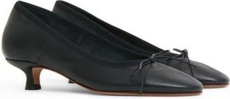 Mansur Gavriel Dance Kitten Heel Pump in Black at Nordstrom, Size 10.5Us