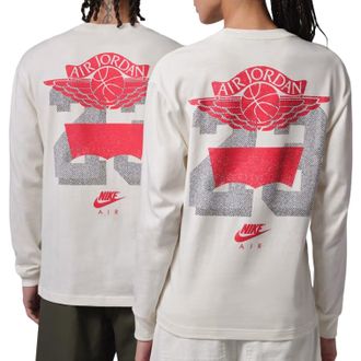 Nike Jordan Air Jordan x Levis Long Sleeve T-Shirt Asia Sizing Beige Red Grey IM6730-110