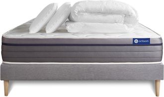 Actisom Pack Colch&oacute;n Gris L&aacute;tex Y Espuma Viscoel&aacute;stica 200 X 200