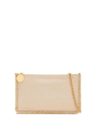 Stella McCartney Schoudertas met schakelketting - Beige