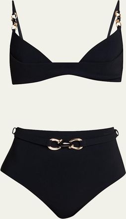 Zimmermann Mahon Trim Detail Two-Piece Swimsuit