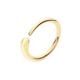 Lucy Quartermaine Single Drop Ring in Gold Vermeil at Nordstrom, Size 8.5