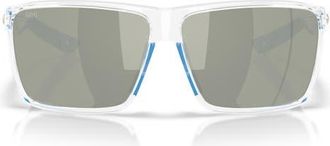Costa Rincon II 64mm Sunglasses in Polished Clear /Grayn580G at Nordstrom