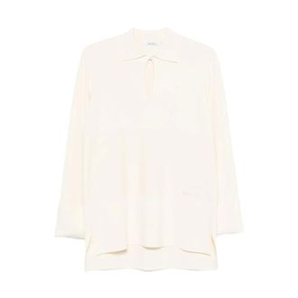 Max Mara Maglia Fuggito - female - Max Mara - Blouses - White - XS - Blouses & Shirts