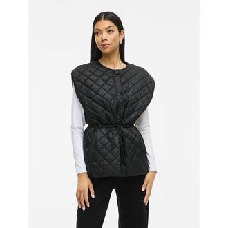 Vila Gewatteerd mouwloos vest