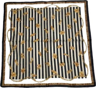 Fendi Pre-owned Scarves, female, Multicolor, Size: ONE SIZE Pre-owned Vintage Silk Scarf