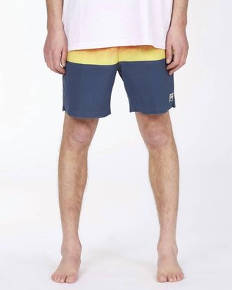 Billabong Fifty50 Layback Boardies In Fire
