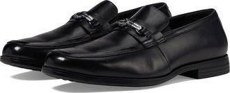 Stacy Adams Rellaire Moc Toe Bit Slip-On Mens Lace Up Wing Tip Shoes Black : 11.5 M, Leather