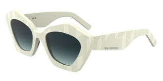 Karl Lagerfeld KL6199S 105 Womens Sunglasses White Size 53