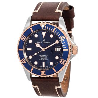 Revue Thommen Diver Automatic Blue Dial Mens Watch 17571.2555