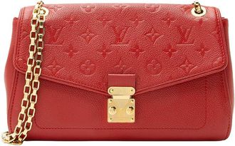 Louis Vuitton Red Empreinte Leather & Leather Saint Germain PM (Authentic Pre- Loved)