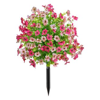 OEM Estaca Floral Realista, Planta Artificial - Rosa Roja