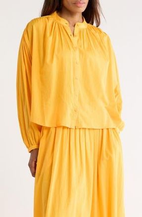 FRNCH Effie Woven Top in Mangue at Nordstrom Rack, Size X-Small