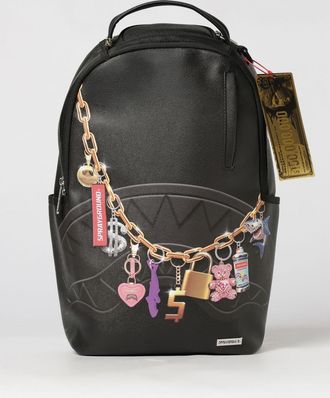 Sprayground Printed Hanging Stuff Backpack in Coated Cotton with Graphic Print