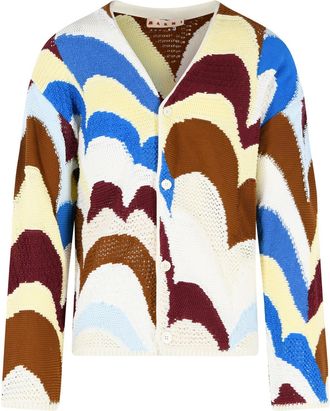 Marni veelkleurig katoenen vest