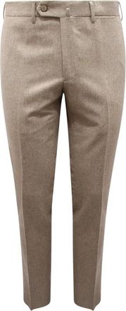 Santaniello Wollen Broek Rima 2Smt - Heren - Nette broeken - Beige - 2XL - Wol - Broeken