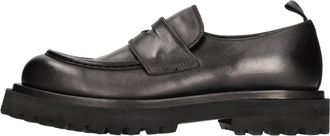 Officine Creative Wisal 001 - Heren - Loafers - Zwart - 40 EU - Leer - Schoenen