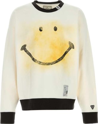 Miharayasuhiro White Cotton Oversize Sweatshirt