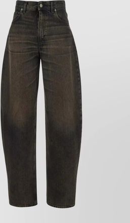 Haikure sculpted trousers contrast stitching