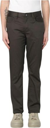 A|X Armani Exchange Groene relaxte chinos - Heren - Chinos - Groen - W32 - Katoen - Broeken