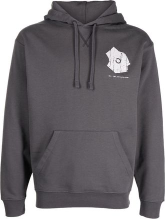 Objects IV Life logo-print cotton hoodie - unisex - Cotton - M - Grey