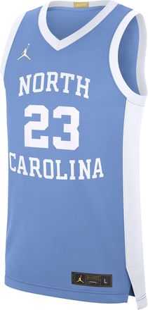 Nike Jordan Mens Michael Jordan North Carolina Tar Heels Alumni Replica Jordan Brand College Basketball Jersey in Blue | CLEVGRJLCBJMJ-NC1