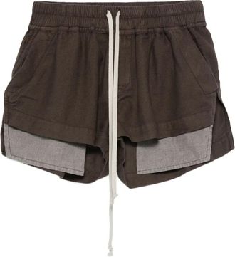 Rick Owens Bermuda con coulisse - Marrone