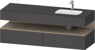 Duravit Qatego Lavabo Encastrado Con Base De Lavabo Consola, - Duravit