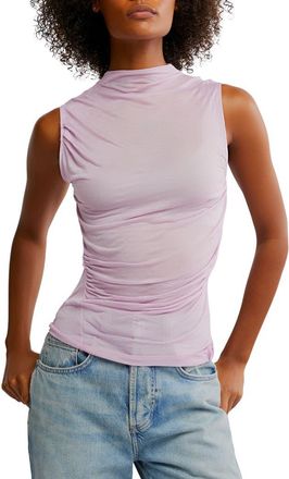 Free People On Air Semisheer Tank in Blush Lilac at Nordstrom Rack, Size Medium