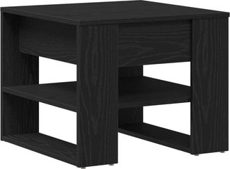 vidaXL Mesa de Café Roble negro 55.5 x 55 x 45 cm Madera contrachapada Vidaxl