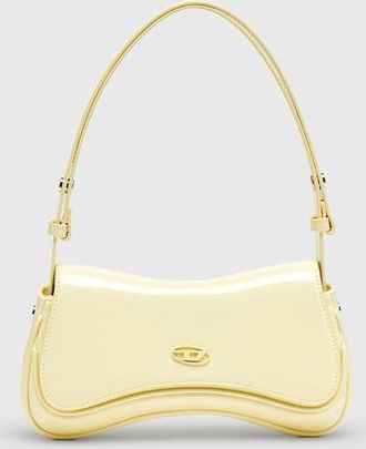 Diesel Play-Clutch in glossy PU - Clutches - Woman - Yellow