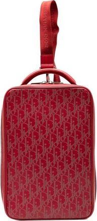 Dior Pre-owned Handbags, female, Red, Size: ONE SIZE Pre-owned Printed Travel Bag