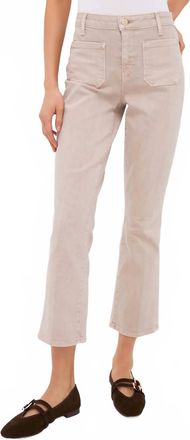L'agence Noya Patch Pocket Slim Jeans In Biscuit