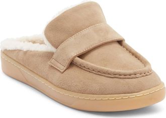 J/Slides Womens Hudson Mule In Taupe Suede