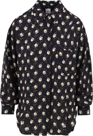 Aspesi Blauw Overhemd Klassieke Stijl - Dames - Overhemden - Veelkleurig - XS - Overhemden