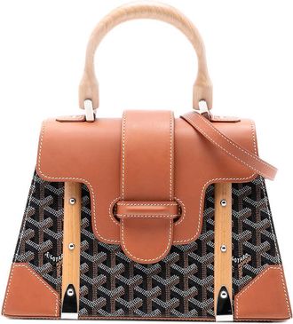 Goyard Pre-owned Goyard Goyardine Saigon Structured PM MBM 120150