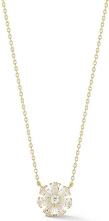 Glaze Jewelry Flower Cubic Zirconia Pendant Necklace in Gold at Nordstrom Rack