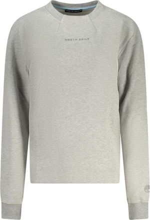 North Sails Sweatshirt met ton-sur-ton logo - Dames - Sweatshirts - Grijs - S - Katoen - Hoodies & sweatvesten