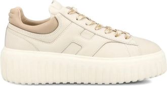 Hogan Beige Logo Sneakers