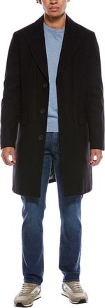 Kenneth Cole Wool-Blend Melton Coat