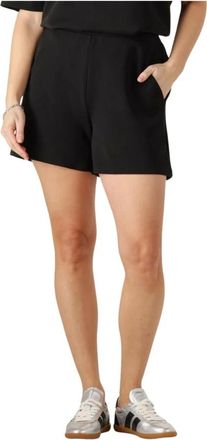 Notre-V Dames, Korte broeken, Zwart, Maat: XS Katoen