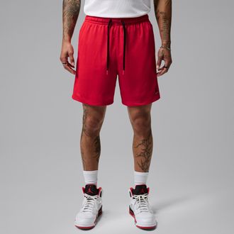 Nike Jordan Mens Jordan Brooklyn Mesh Shorts in Red | IR1419-657