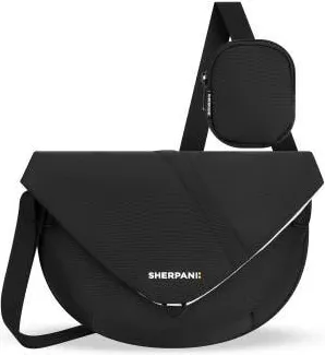 Sherpani Milli Medium Crossbody Purse W/ RFID Protection in Raven at Nordstrom