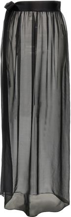Dolce & Gabbana Chiffon Long Skirt