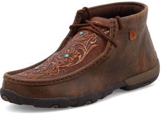 Twisted X Boots Womens Driving Moccasins In Brown