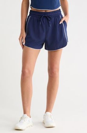 90 Degree by Reflex Lightstreme True Pace Running Shorts in Naval Blue/White at Nordstrom Rack, Size X-Large